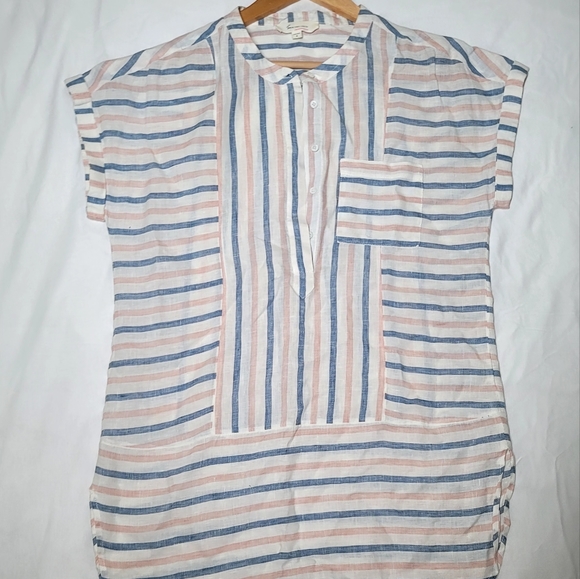 Two by Vince Camuto woven stripe tunic -  small - Picture 4 of 8